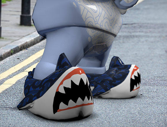 Sharky B streetsnap in London
