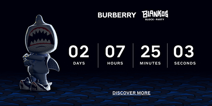 Countdown display ad, banner format