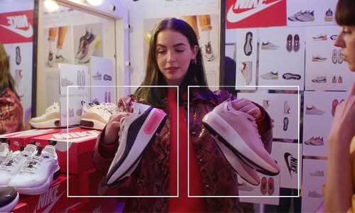 Two Air Max Dia colourways framed as the footwear choice