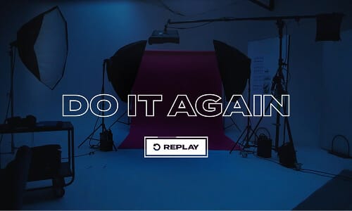 End card — Do It Again, with a replay button